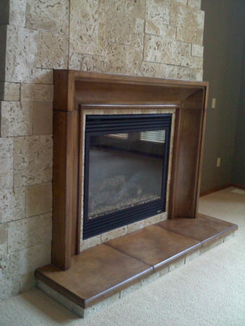 His craftsmanship was outstanding. His work included framing and stone work on the fireplace